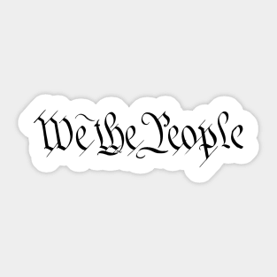 We the People Sticker